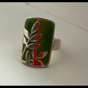 Square Leaf Ring